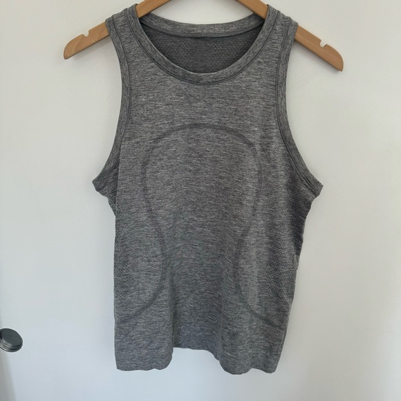 Lululemon Swiftly Breathe Muscle Tank Grey - Picture 1 of 4